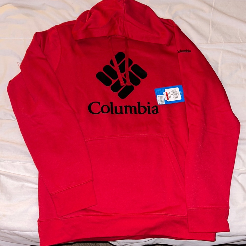RED Columbia hoodie size Medium men’s